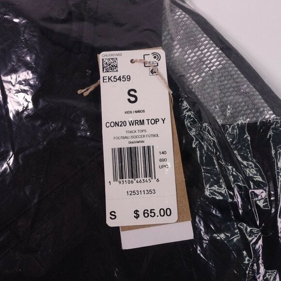 NEW adidas Youth Kid's Warm Up Top Jacket EK5459 - Picture 5 of 7